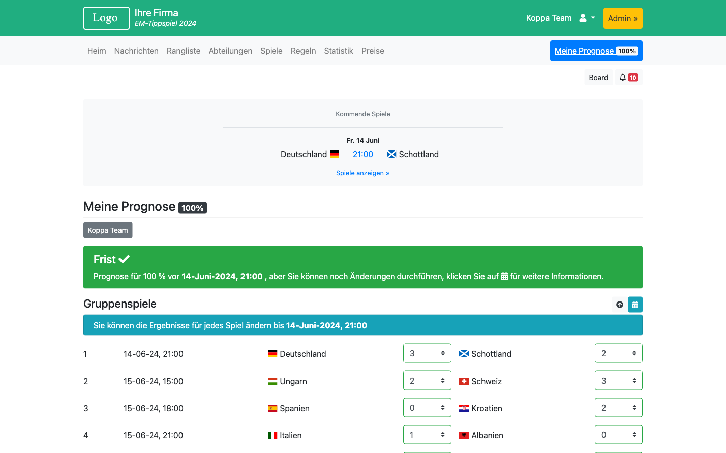 EM-Tippspiel 2024 - EM 2024