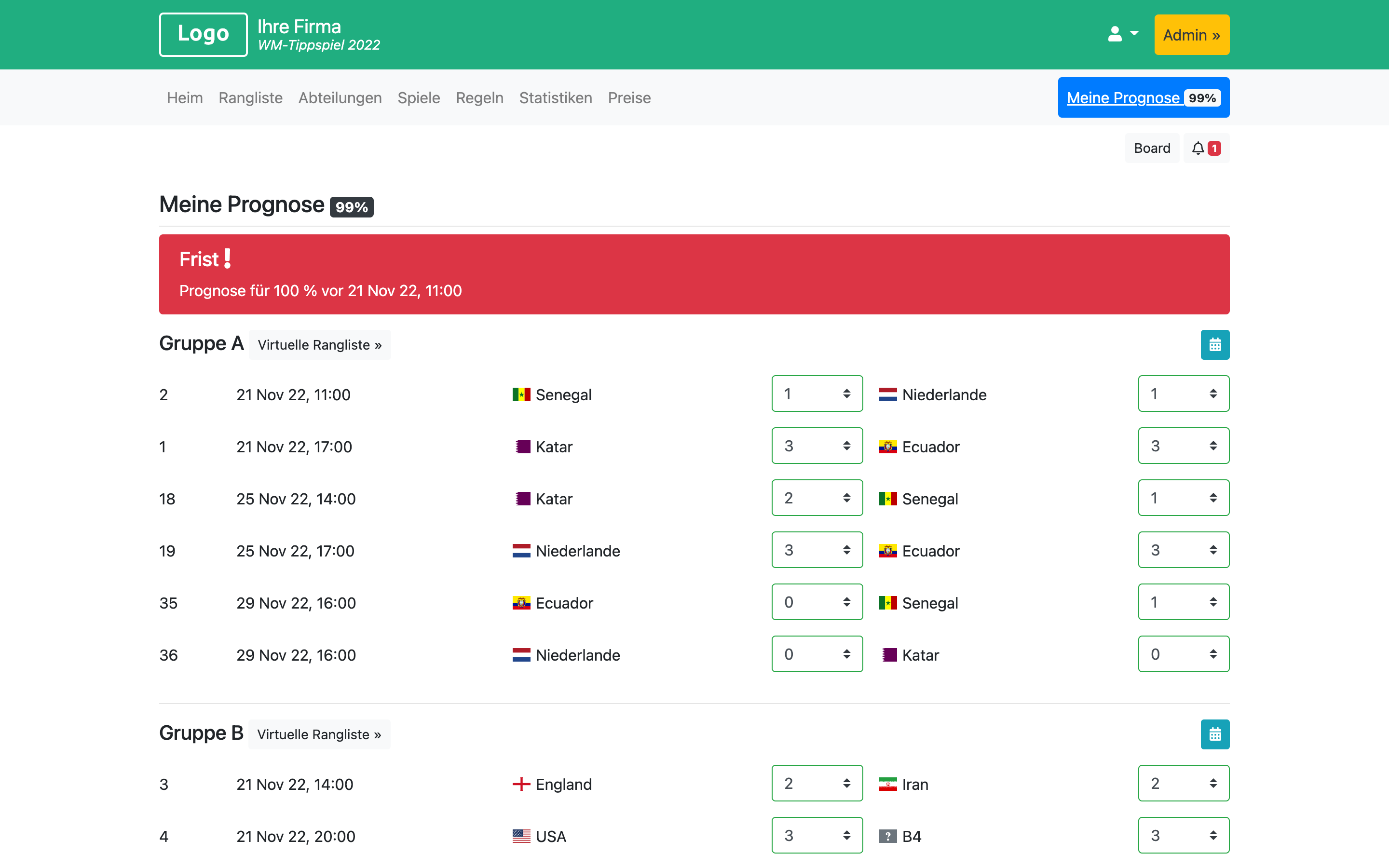 WM-Tippspiel 2022 - WM 2026