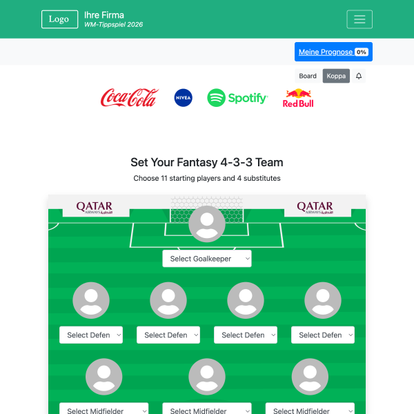 Fantasy-Team - WM 2026