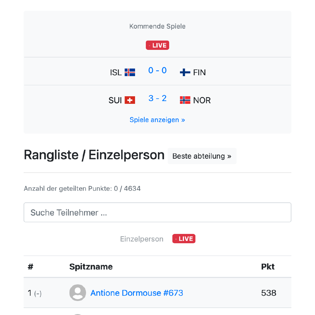 Live-Aktualisierungen - WM 2026