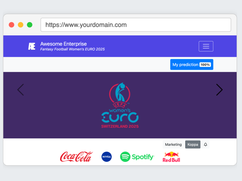Eigene Domain - WM 2026
